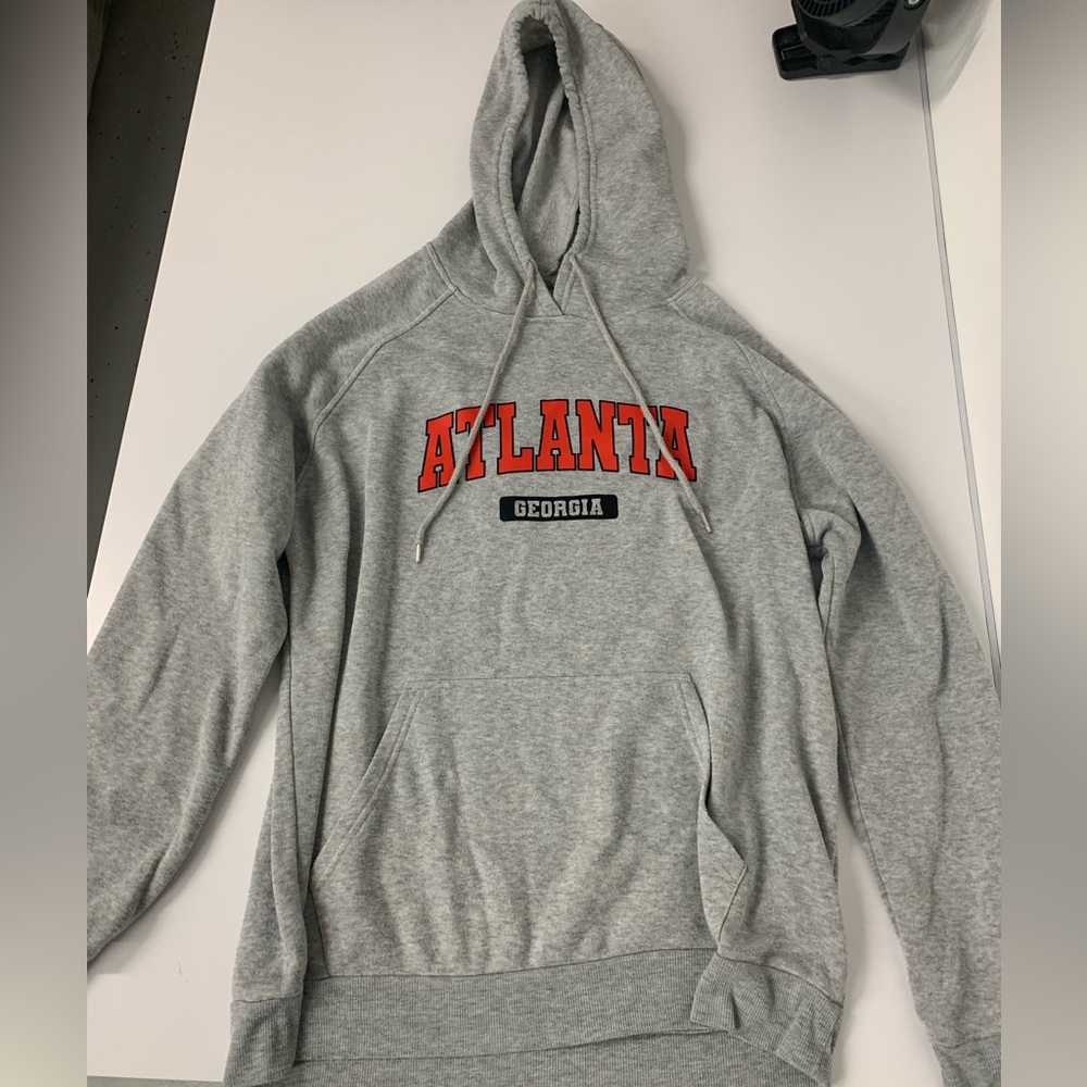 Grey Graphic Hoodie